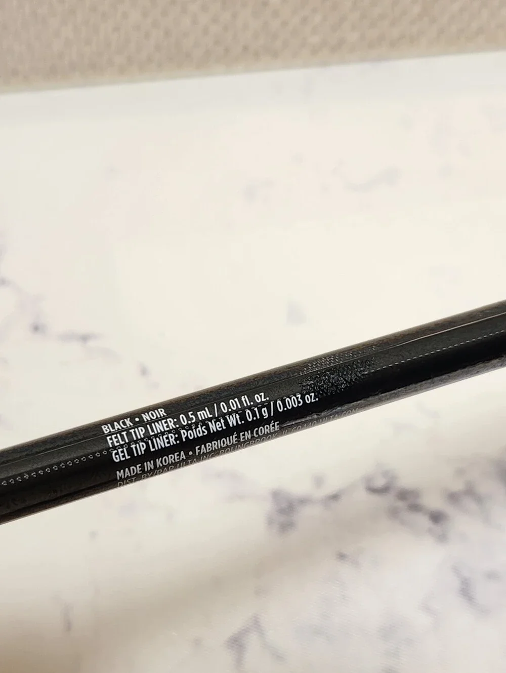 Ulta Duel Ended Eyeliner Felt Tip & Gel Tip Black